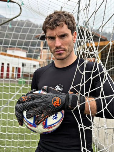 Guante De Arquero Rg Aspro Blackout 26 Pro Fútbol Mmsports