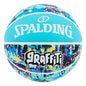 Balón De Básquet Spalding Graffiti #7 Color Celeste