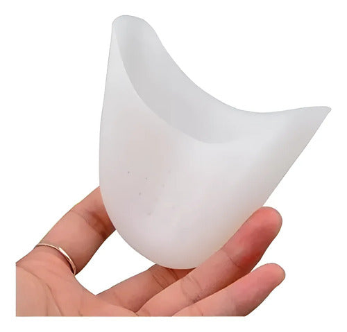 Punteras De Silicona Para Calzado - Protectores De Pies Par 7 Blanco