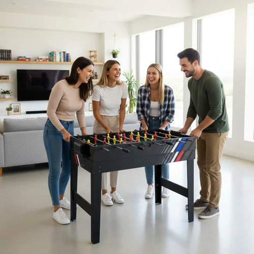 Mesa Multijuego 4 En 1 Futbolito Pool Tejo Ping Pong 1,07 M