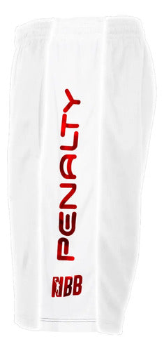 Short Básquetbol Penalty 3x3 Pro Hombre Dry One Blanco M