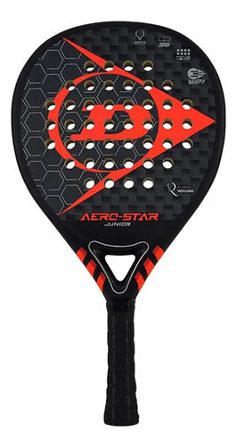 Paleta Padel Dunlop Aero Starjunior Grafito Liviana Mmsports Negro