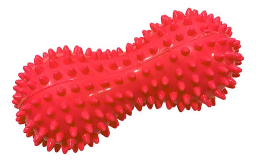 Pelota Ejercitadora Mani Con Pinchos De 17cm - K'nex Rojo