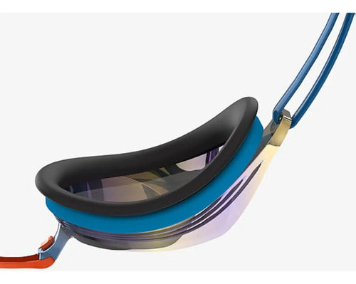 Lente Natación Espejado Fastskin Uv Anti-fog Speedo Negro