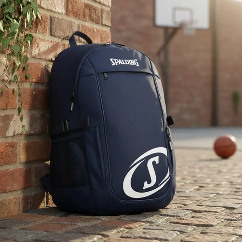 Mochila Sport 24 Litros Azul Spalding Deportes Mmsports Azul Liso