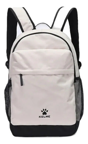 Mochila Deportiva Clásica Kelme Mmsports Beige Liso