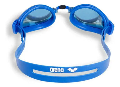 Antiparras De Natación Espejado Arena Zoom X-fit Mirror 113 Para Sin Género Color Violeta Azul