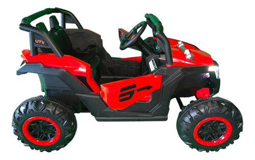 Auto Eléctrico Infantil Buggy 12v 2 Motores Bluetooth Luces Multicolor