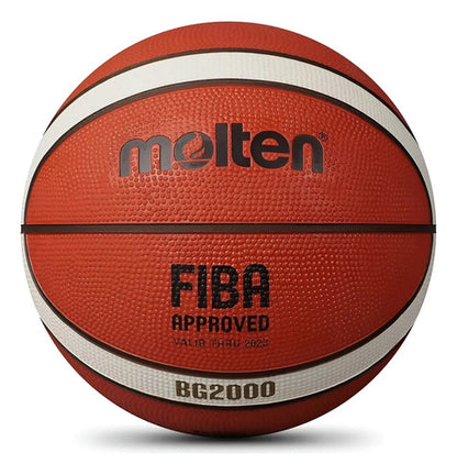 Pelota De Basketball Molten Bg 2000 Número 5 Naranja Oscuro