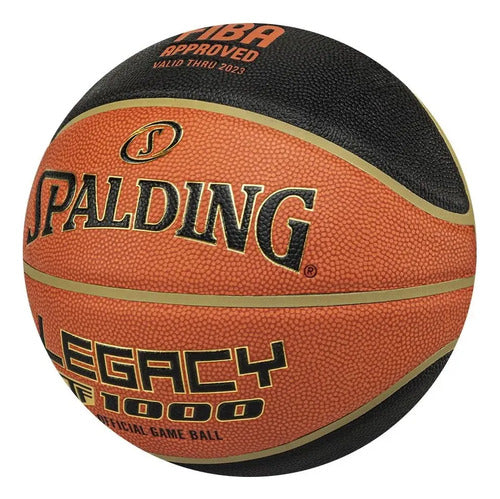 Pelota Basketball Spalding Tf-1000 Legacy N7 Profesional Marrón