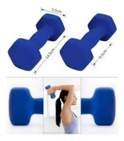 Pesa Para Aerobic Forrada En Pvc 4 Kg Multicolor