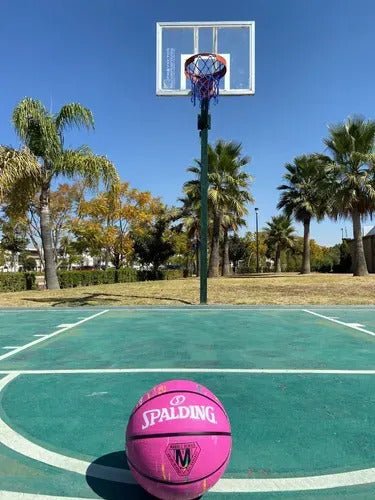 Pelota Basketball Spalding No.6 Marble Series Rosa