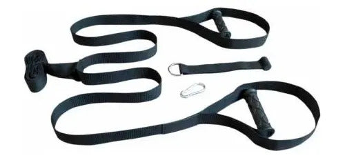 Cinta De Suspensión Anclaje Con Mosquetón Home Kallango Negro De Noche