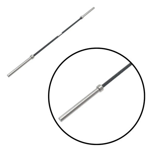 Barra Profesional Olimpica 8 Rodamientos 20kg Gris Livepro