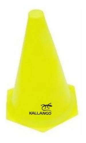 Cono Profesional 24cm Entrenamiento Futbol Rollers Kallango Amarillo