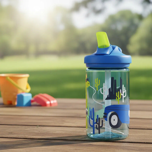 Botella Camelbak Eddy Kids Niño 400ml Mmsports Conductor Dinosaurio