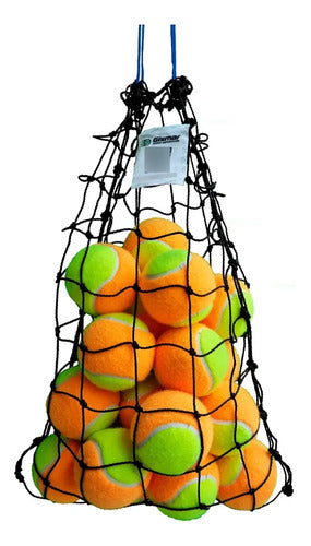 Bolsa Tennis Para 20 Pelotas Beach Tenis Playa Gismar Negro
