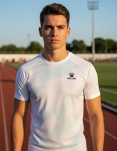 Remera Kelme Entrenamiento Mmsports Blanco Lisa M