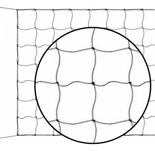 Red De Voleibol Amateur 9,5x1m 2mm Polietileno Uv Gismar