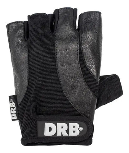 Guantes Force Fitness Drb Entrenamiento Gym Pesas Crossfit Color Negro Talle L Liso