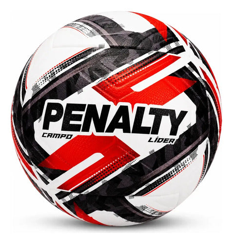 Pelota Fútbol Penalty Número 5 Líder Pro Mmsports Blanco/negro/rojo