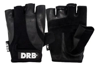 Guantes Force Fitness Drb Entrenamiento Gym Pesas Crossfit Color Negro Talle L Liso