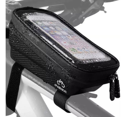 Bolso Celular Para Cuadro Bicicleta Impermeable - Inbike Negro