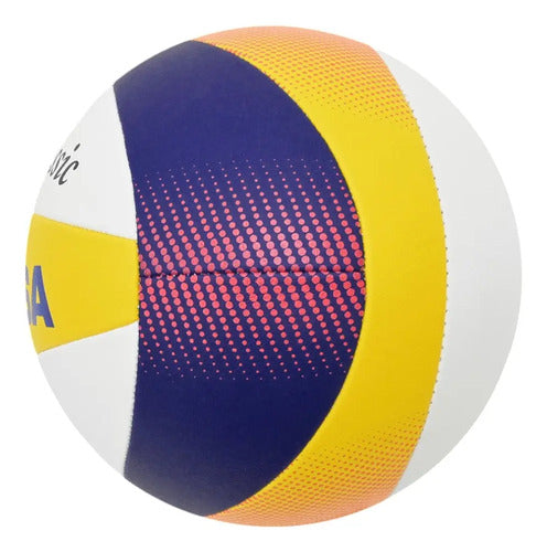 Pelota Beach Volleyball Classic Fivb Mikasa Supplier Azul/bl Azul/blanco/amarillo