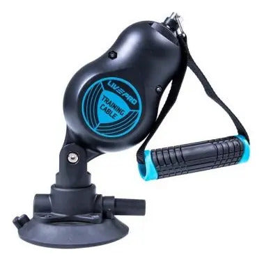 Polea Ventosa Gym Entrenamiento Ajustable Portatil - Livepro Negro