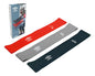 Set Mini Bandas Umbro De 3 Banda Kit Yoga Pilates Gimnasio Color Negro/gris/rojo