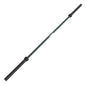 Barra Olimpica Entrenamiento 220cm Verde 20kg Barra Acero Negro