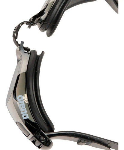 Goggles Arena Natación Zoom X-fit Mirror Unisex 009439-110 N Color Negro