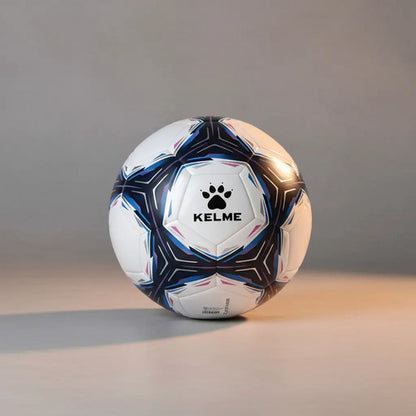 Pelota De Futbol Kelme Nro. 5 Campo Color Blanco/azul/rojo