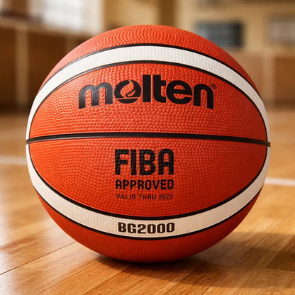 Pelota De Basketball Molten Bg 2000 Número 5 Naranja Oscuro