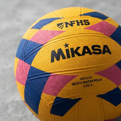 Pelota Waterpolo Mikasa Oficial Alto Agarre N5 Amarillo/azul