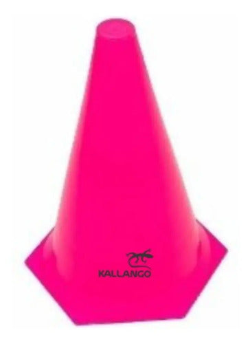 Cono Profesional 24cm Entrenamiento Futbol Rollers Kallango Amarillo