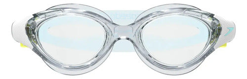 Gafas De Natación Speedo Biofuse 2.0 Para Mujeres Transparente/blanco/azul Marino/transparente