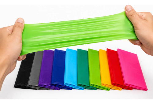 Set X10 Bandas Elásticas Planas Pilates Yoga Fitness Látex Surtido