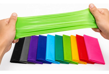 Set X10 Bandas Elásticas Planas Pilates Yoga Fitness Látex Surtido