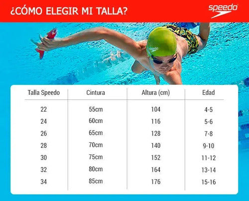 Jammer Natacion Piscina Speedo Endurance Para Niños