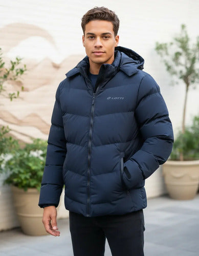 Campera Lotto Inflada De Hombre Casual Deportiva Mmsports