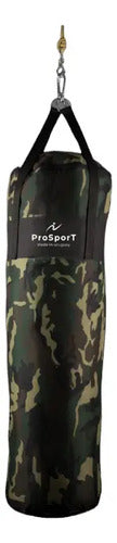 Bolsa Boxeo P/ Niño + Relleno + Guantillas Mmsports Negro