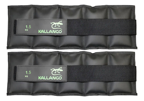 Tobi Pesas Profesional Gimnasio Engomadas Kallango 1.5 Kg Negro