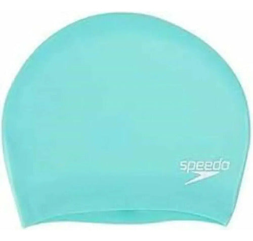 Gorra De Natación Speedo Para Pelo Largo Agua Lisa U