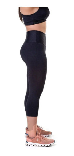 Calza Suplex 3/4 Elite Brasil Con Filtro Uv +50 Faja Alta