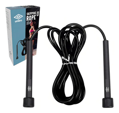 Cuerda De Saltar Pvc Entrenamiento Pro 275cmx0.5mm Umbro Color Negro