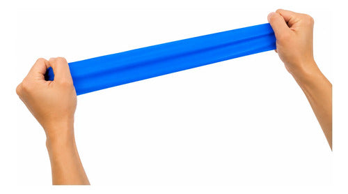 Set X10 Bandas Elásticas Planas Pilates Yoga Fitness Látex Surtido