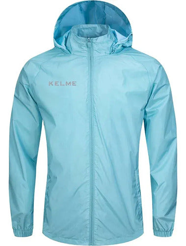 Campera De Lluvia Deportiva Kelme C/capucha Y Cierres M&m