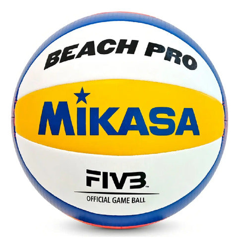 Mikasa Bv550c Balón Vóley Playa Blanco/amarillo/azul Mmsport Blanco/amarillo/azul