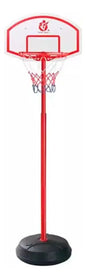 Tablero De Basquet Con Pie Altura 2.40m + Inflador + Pelota